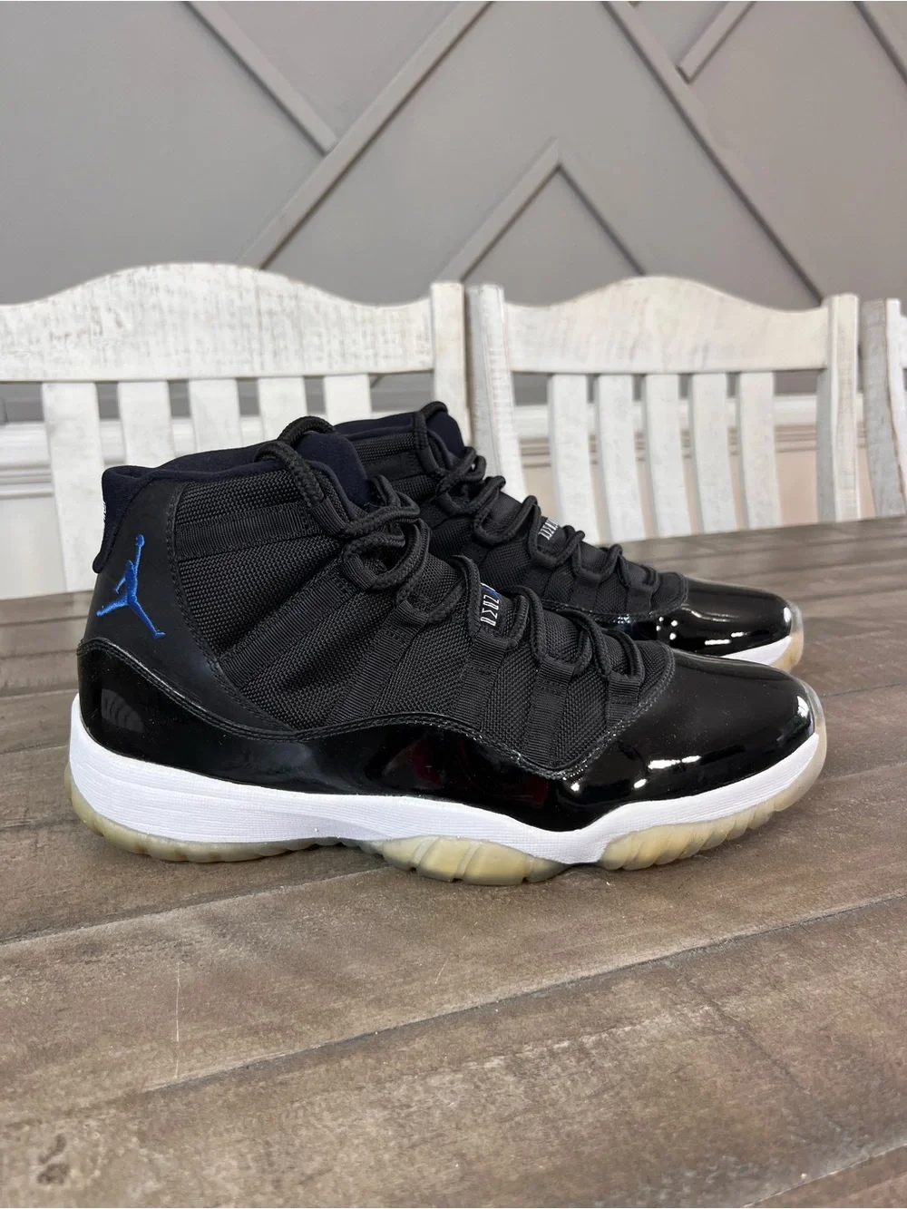 Nike Air Jordan 11 Retro Space Jam 2009 Black Varsity Royal Size 11